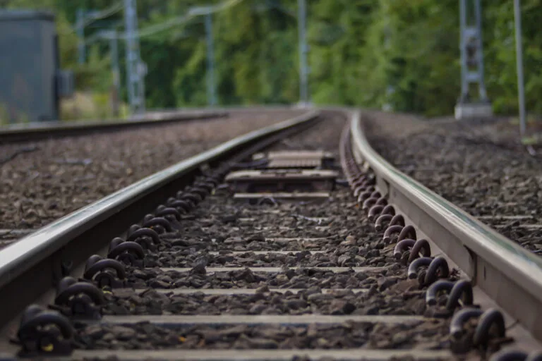 Railroad tracks in Maryland