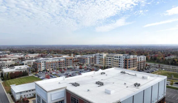 Apartment and retail complex