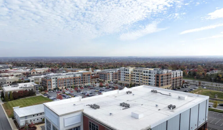 Apartment and retail complex